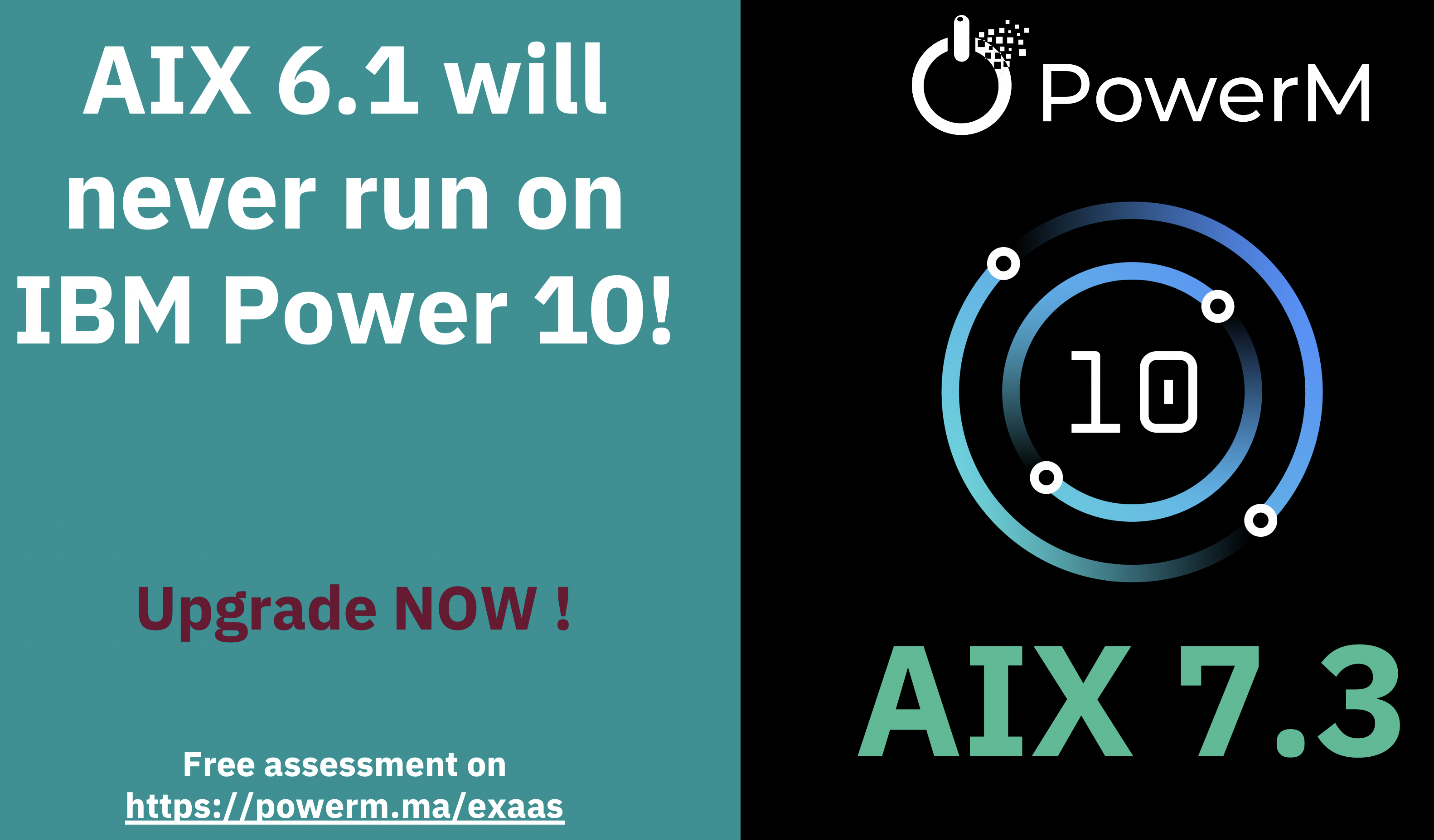 Upgrade IBM AIX 6.1 to 7.3 : Do it now ! Sometimes ‘Later’ becomes ...